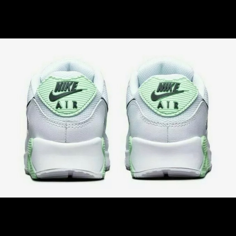 Nike Air Max 90 White Green CT1039-101 Women’s Sz - Picture 7 of 8